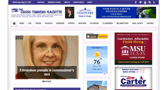 Desktop Screenshot of crosstimbersgazette.com